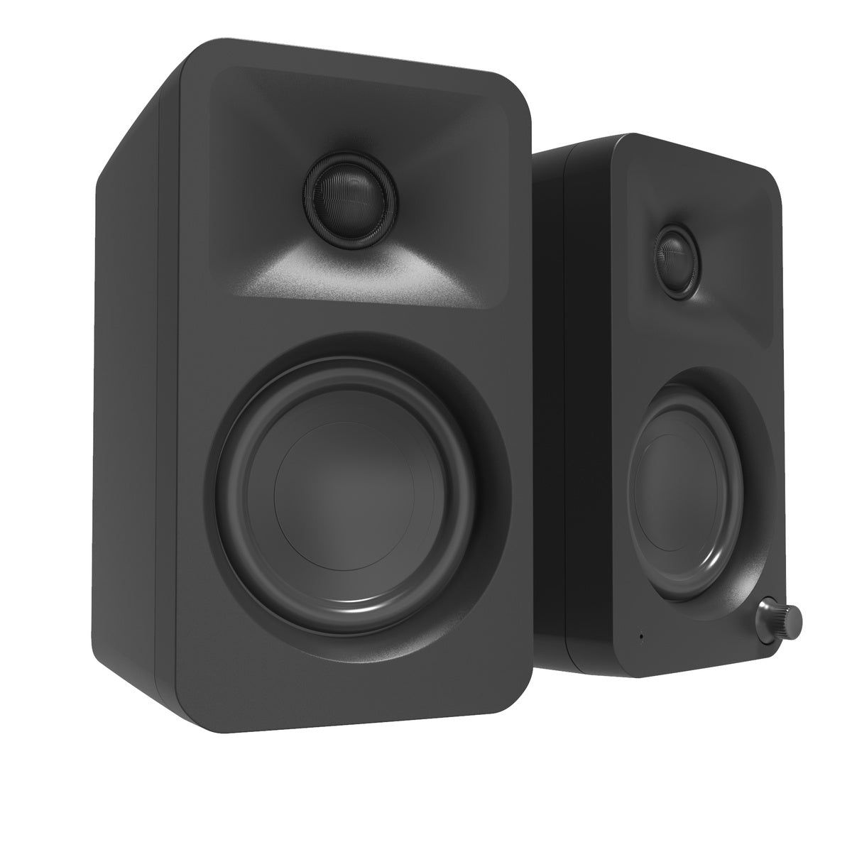 Kanto ORAMB Powered Reference Desktop Speakers with USB-C Input and Bluetooth - Black, Pair