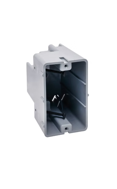 Dynatech Screw In Device Box with Depth Adjustable, Internal, Stud Screws