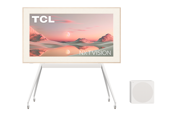 TCL Class NXTFRAME PRO TV 4K QLED Google TV with Audio by Bang & Olufsen® and Flush Wall Mount