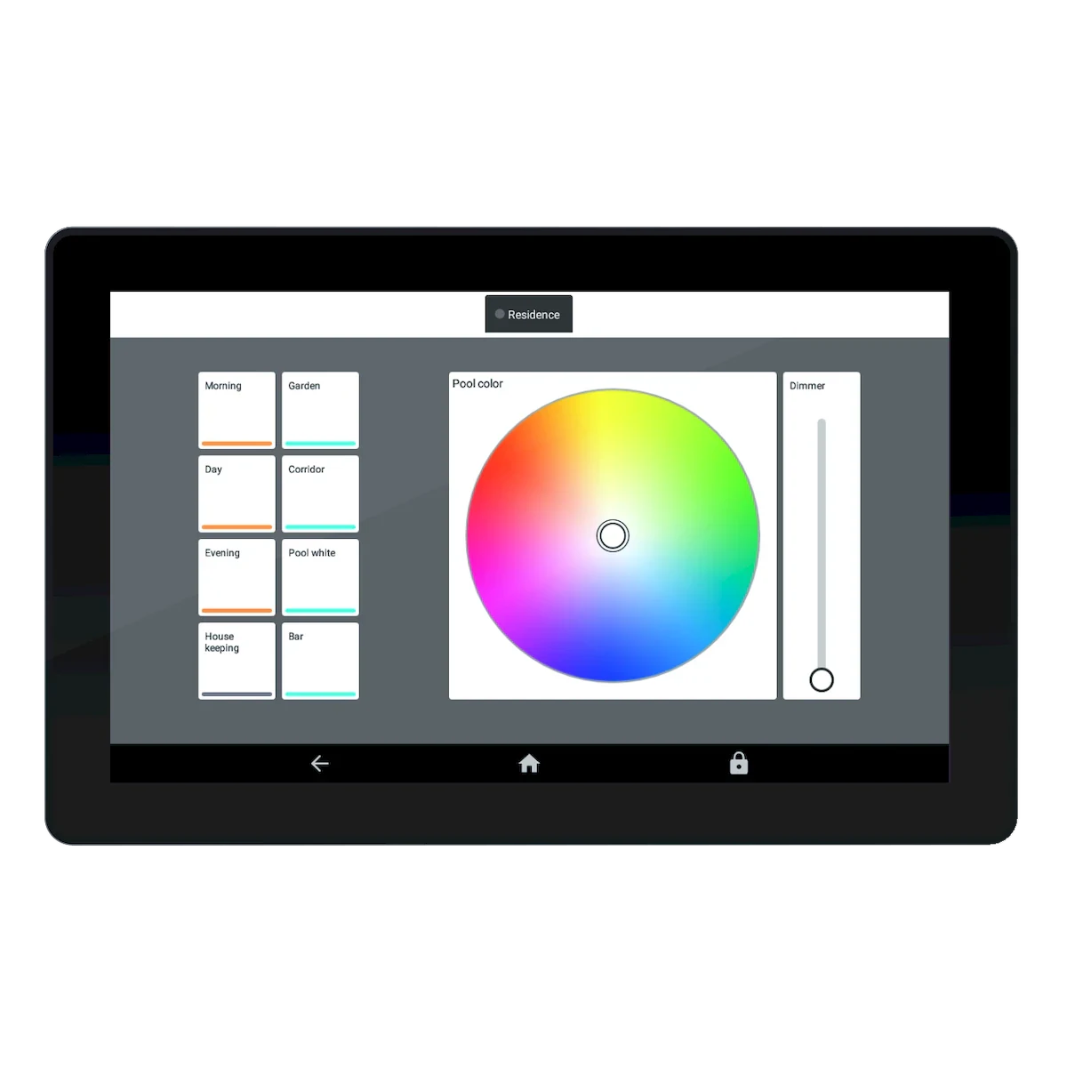Proluxe PLX-DMX-N-NATOUCH1 SO: 7" WALL-MOUNTED TOUCH SCREEN FOR REMOTE CONTROL WITH BUILT-IN ETHERNET AND WIFI CONNECTIONS. COMES WITH PRE-LOADED ARCOLIS APPS