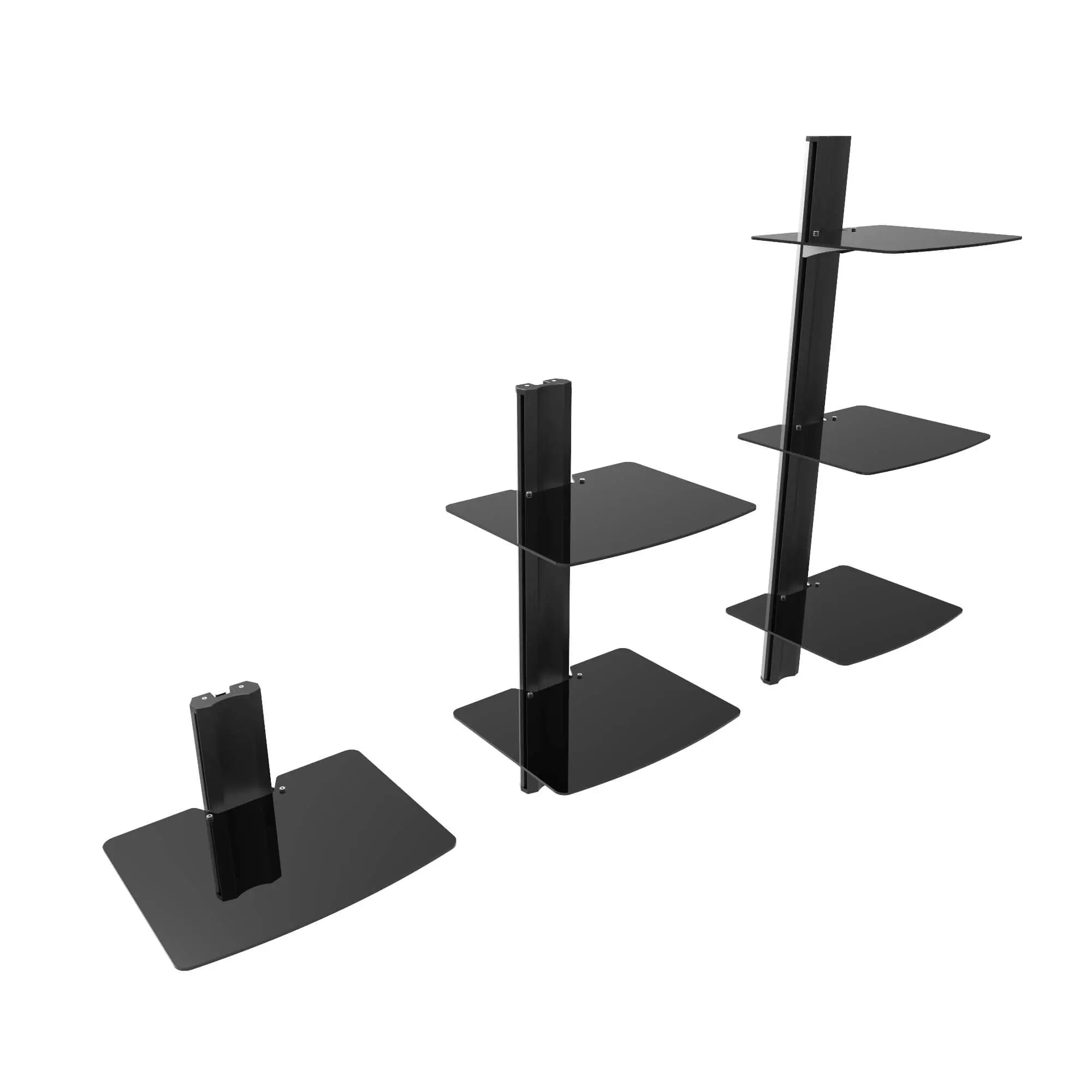 Kanto AVT1 Wall Mounted AV Shelf, Black