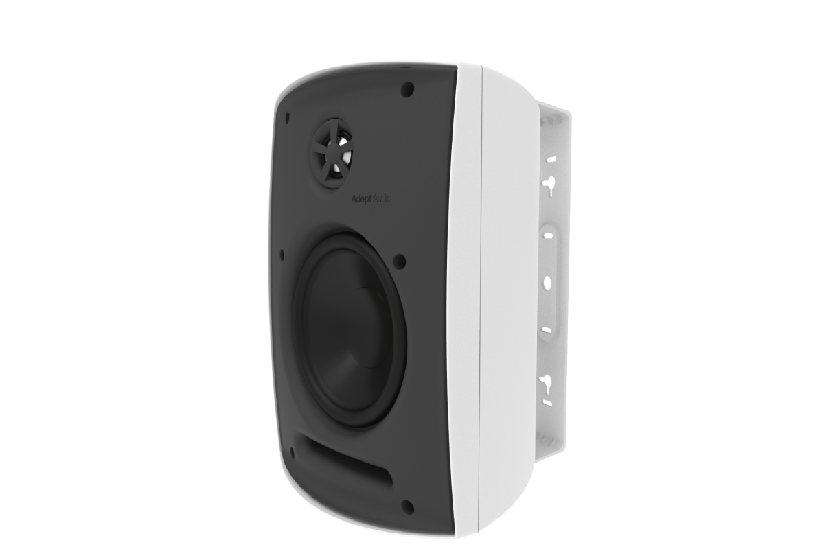 Adept Audio IO60W Surface-Mount Loudspeakers, White (PAIR)