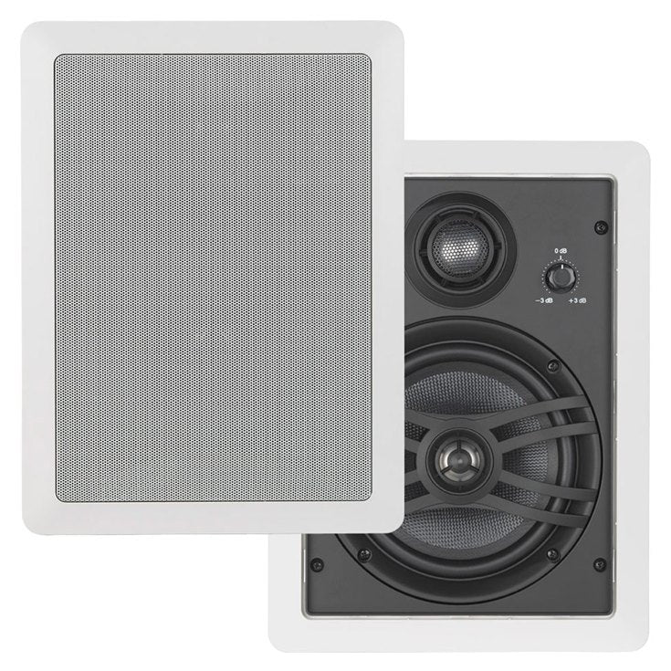 Yamaha NS-IW660 Custom Series In-Wall Speakers, White (Pair)