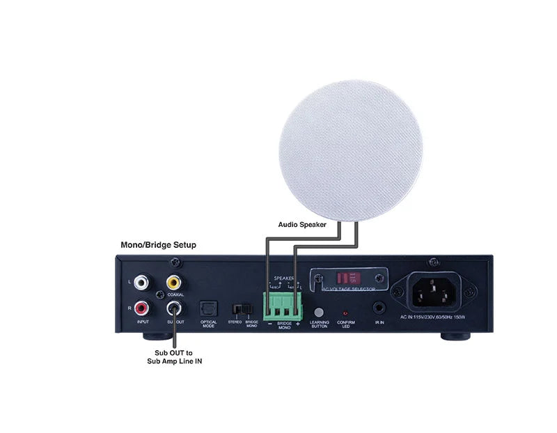 Beale Street Audio 2x Digital Amp with Sub Out