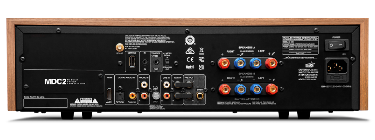 NAD C 3050 BlueOS Hybrid Digital Amplifier