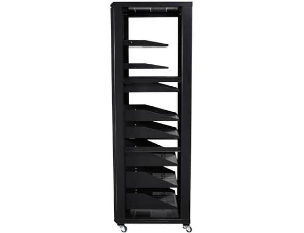 Sanus CFR2136-B1 36U AV Rack Audio Component & Home Theater Rack