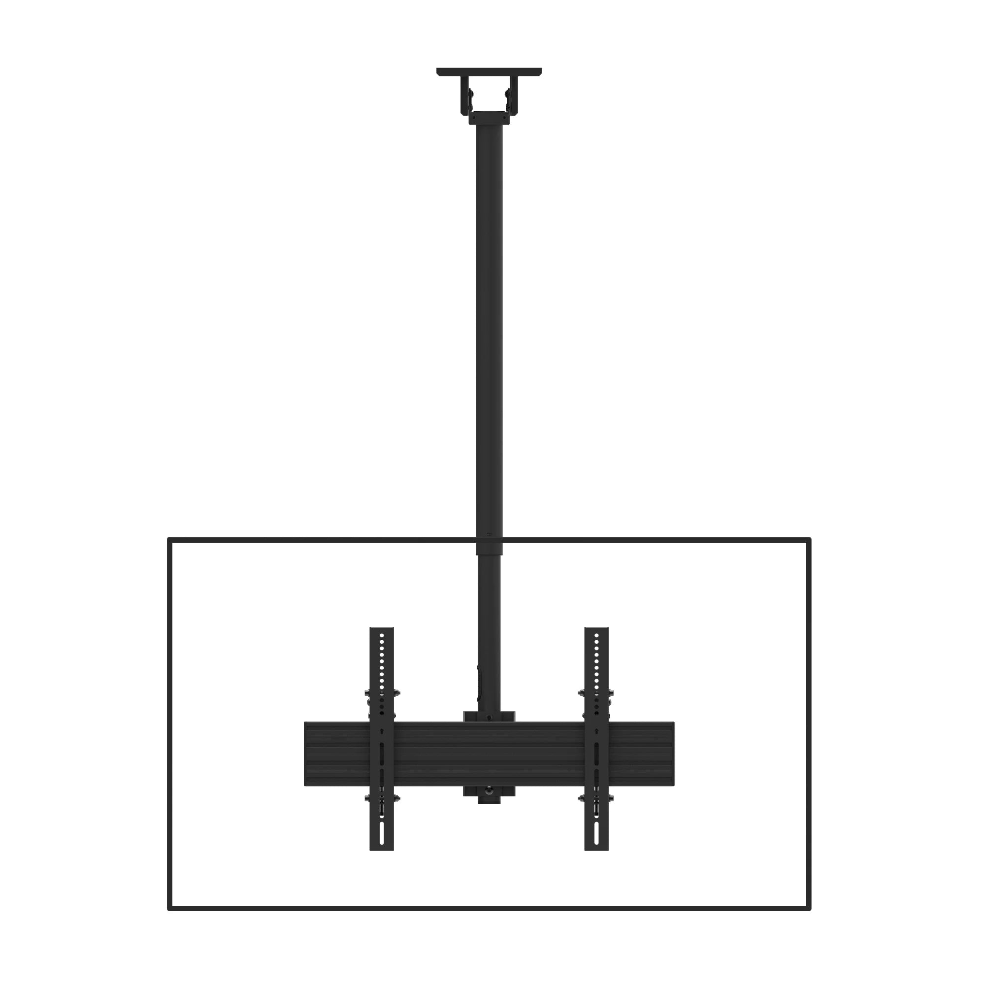 Kanto CM600BTB Back-to-Back Dual Screen TV Ceiling Mount for 40” to 80” TVs