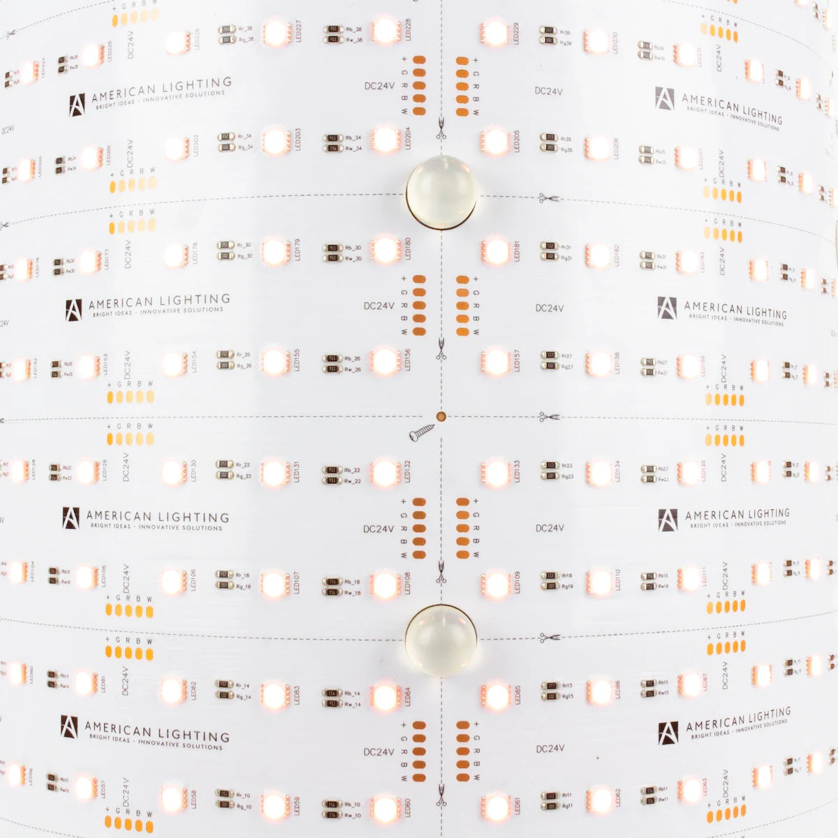 Proluxe PLX-CNVS54-RGBW-24V-12x24 PACK OF 2: 12" X 24" IP54 LED SHEET, RGBW, 8 CONNECTORS/SHEET, (4) 12” PIECES OF APPROPRIATE 18AWG WIRE, 6 BUMPERS/SHEET, 1 POWER CONNECTION(61 CM 20WAG WIRE WITH MALE CONNECTOR), 1 CABLE MANAGEMENT CLIP