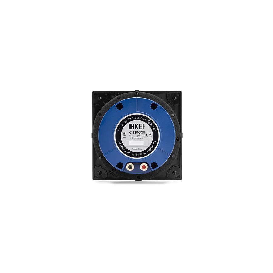 Kef Uni-Q Flush Mounted 5.25" Square Speaker White Ci130QSfl, Each