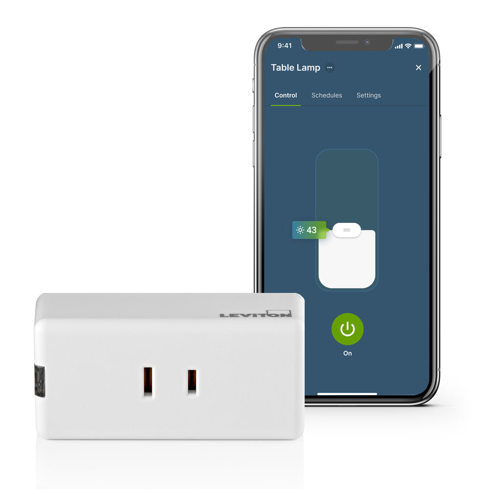 Leviton D23LP-1BW Decora Smart Dimmer Plug, Indoor, Wi-Fi