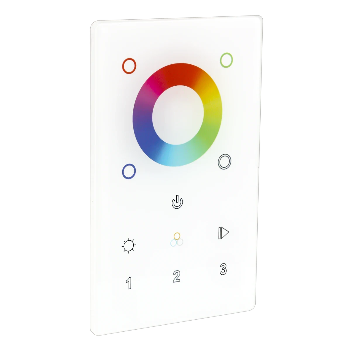 Proluxe PLX-WALL-DMX-3Z 12-24V DMX WALL CONTROL RGBW, WHITE, 3Z, REQ.(3) DMX-5A-4Z,INDOOR USE, HAS MEMORY