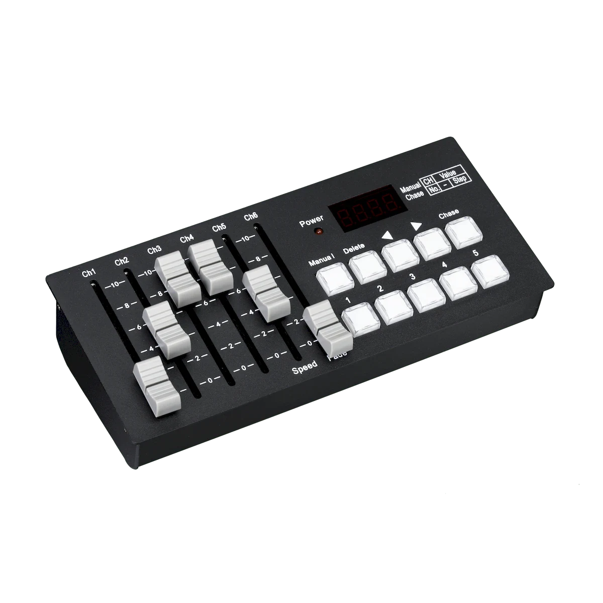 Proluxe DMX512 Slider Controller, 30CH, 6 slide, 9-12V DC input
