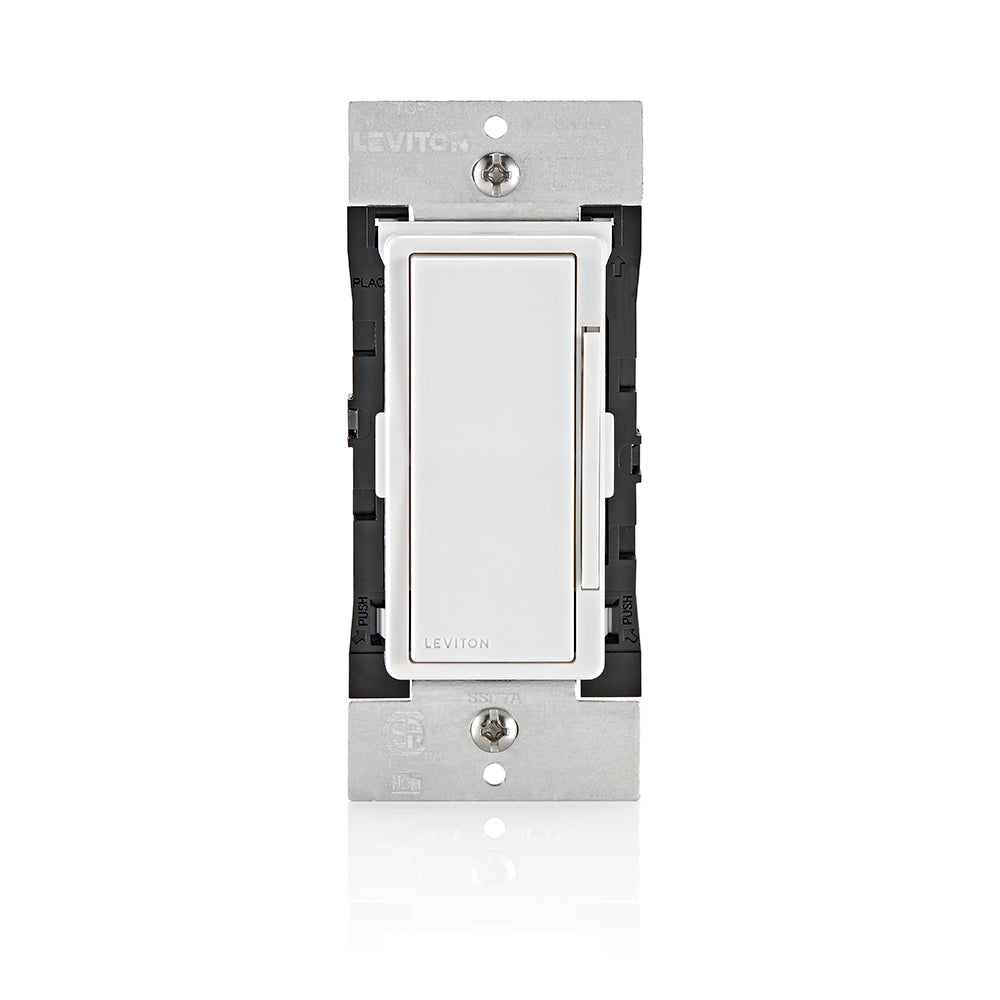 Leviton DN6HD-1BW No-Neutral Decora Smart Dimmer Switch, Requires MLWSB Wi-Fi Bridge