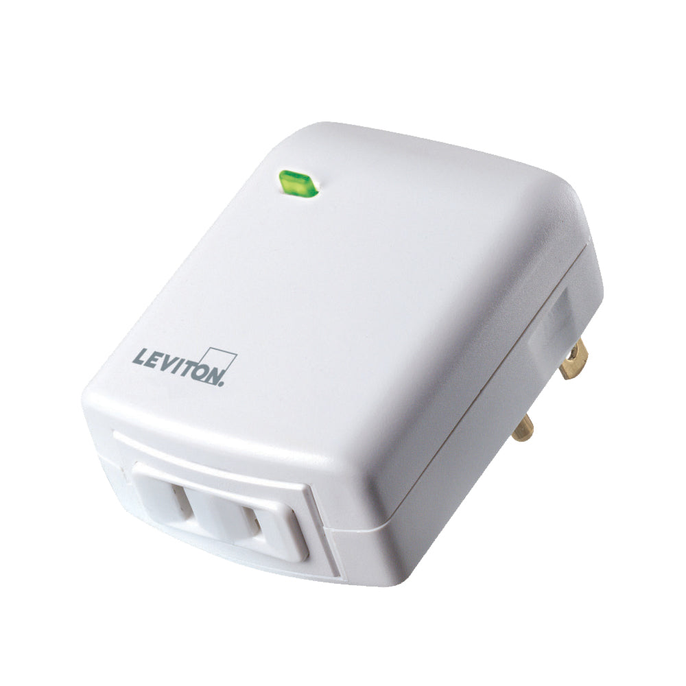 Leviton DZPD3-2BW Decora Smart Dimmer Plug, Indoor, Z-Wave Plus