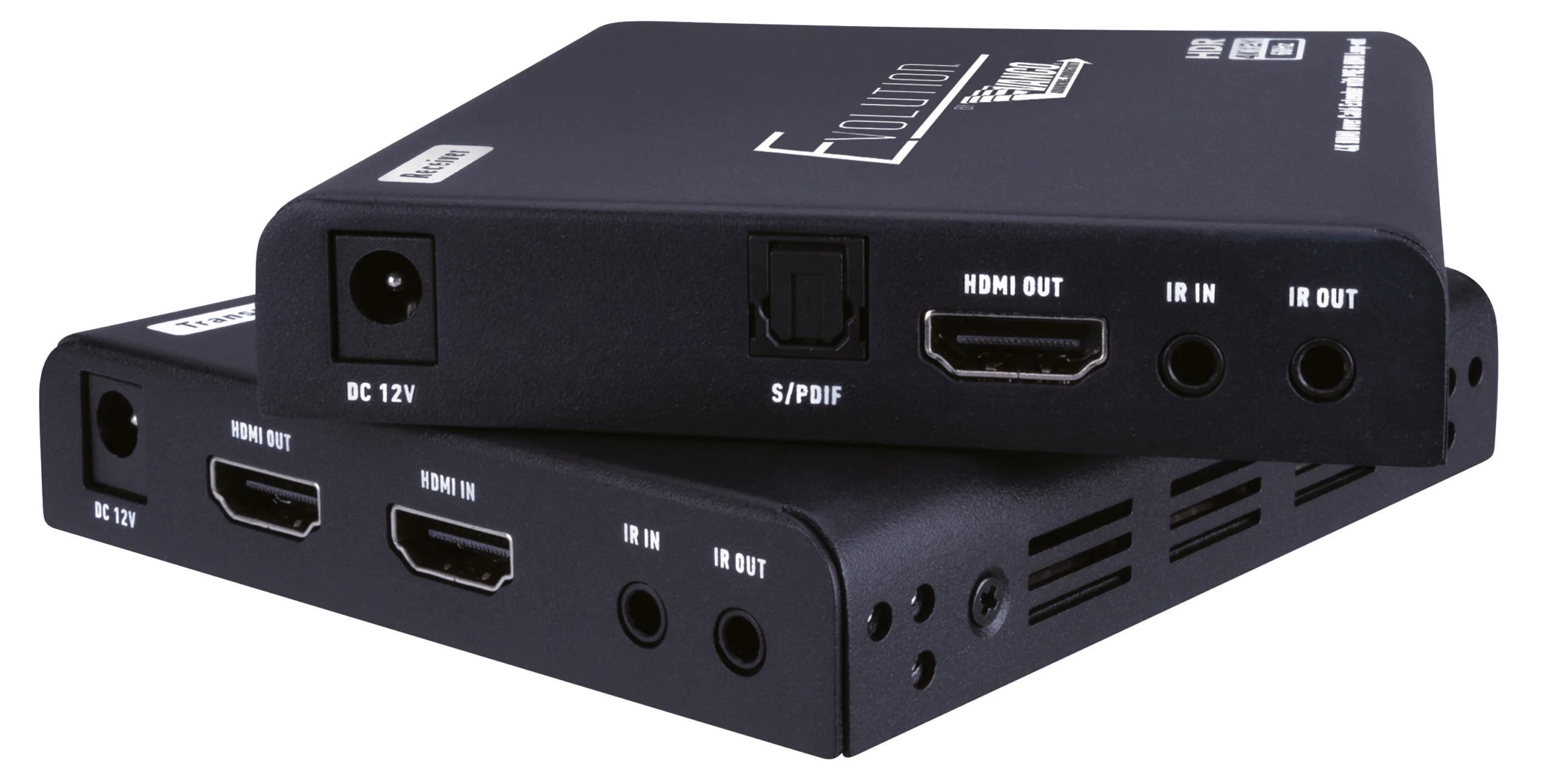 Evolution HDMI Extender 4K 70m w/ Loop Out, Digital Optical Breakout, Bi-Directional IR, PoC