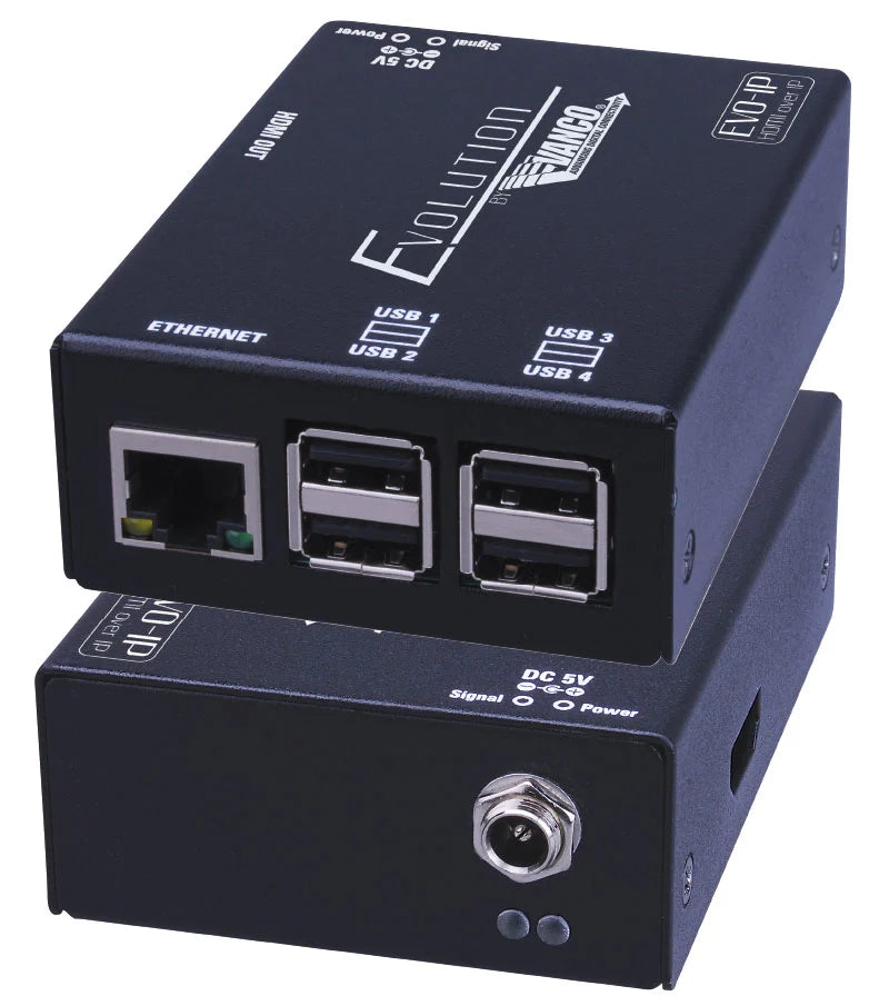 Evolution HDMI over IP Control Box, Receiver, and Transmitter