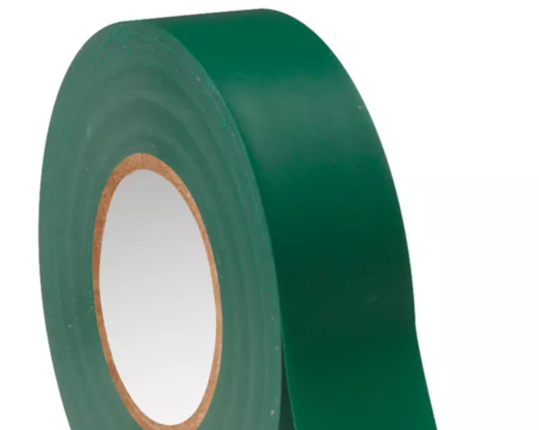 ProEdge Electrical Tape, Green, 66ft