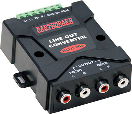 Earthquake HLLC-200 4-CHANNEL HI/LO CONVERTER WITH ADJUSTABLE OUTPUT