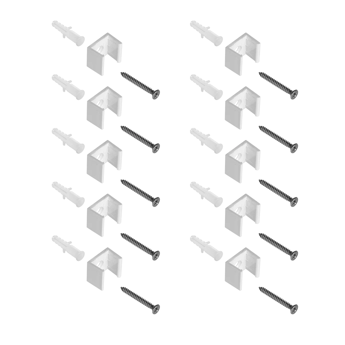 Proluxe PLX-HPR68-18MM-24V-CLIPS SO: BAG OF 10 MOUNTING CLIPS FOR POOL RATED HYBRID