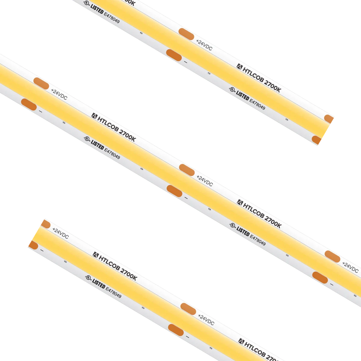 Proluxe PLX-HTL54-COB-27K-24V-CC CUSTOM CUT HTL COB TAPE LIGHT, IP54, 1.96" CUT INCREMENT, 2700K, 4.5W/FT