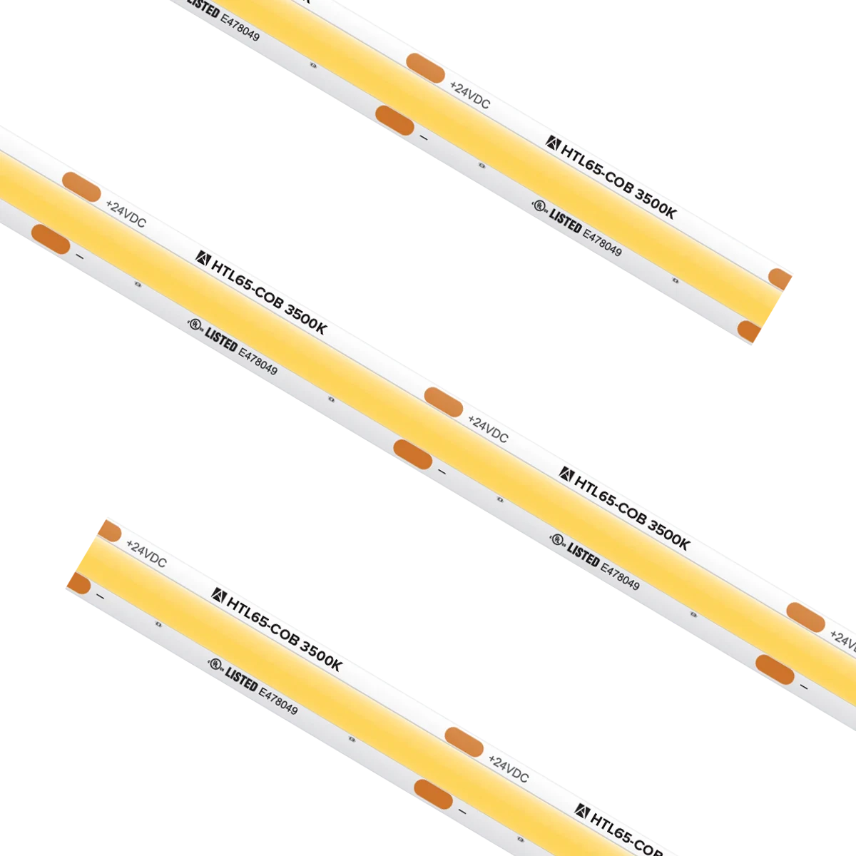 Proluxe PLX-HTL65-COB-35K-24V-16 16.4FT REEL HTL COB TAPE LIGHT, IP65, 1.96" CUT INCREMENT, 3500K, 4.5W/FT