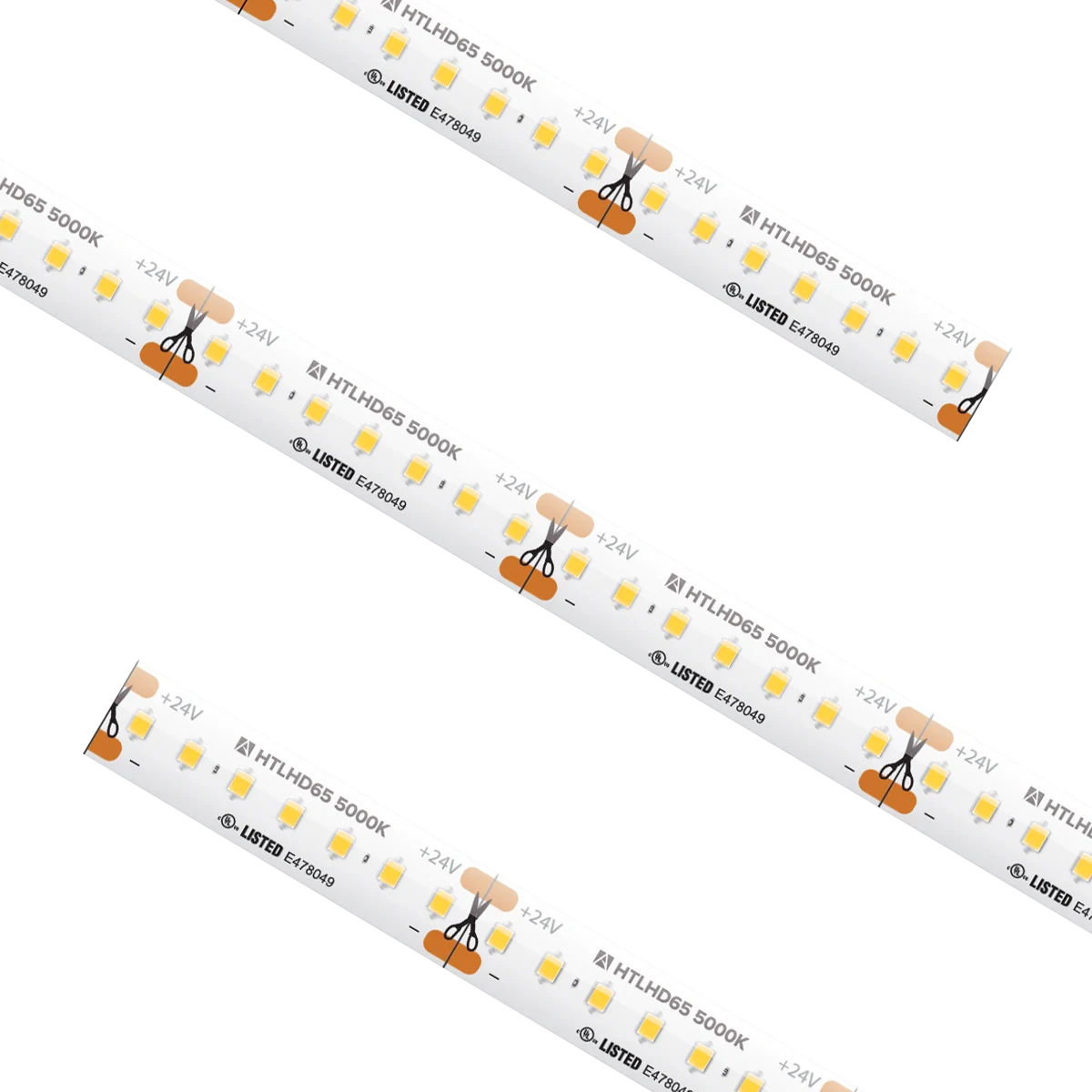 Proluxe PLX-HTLHD65-CW-CC CUSTOM CUT HTLHD TAPE LIGHT, IP65, 1.51" CUT INCREMENT, 5000K, 3.65W/FT