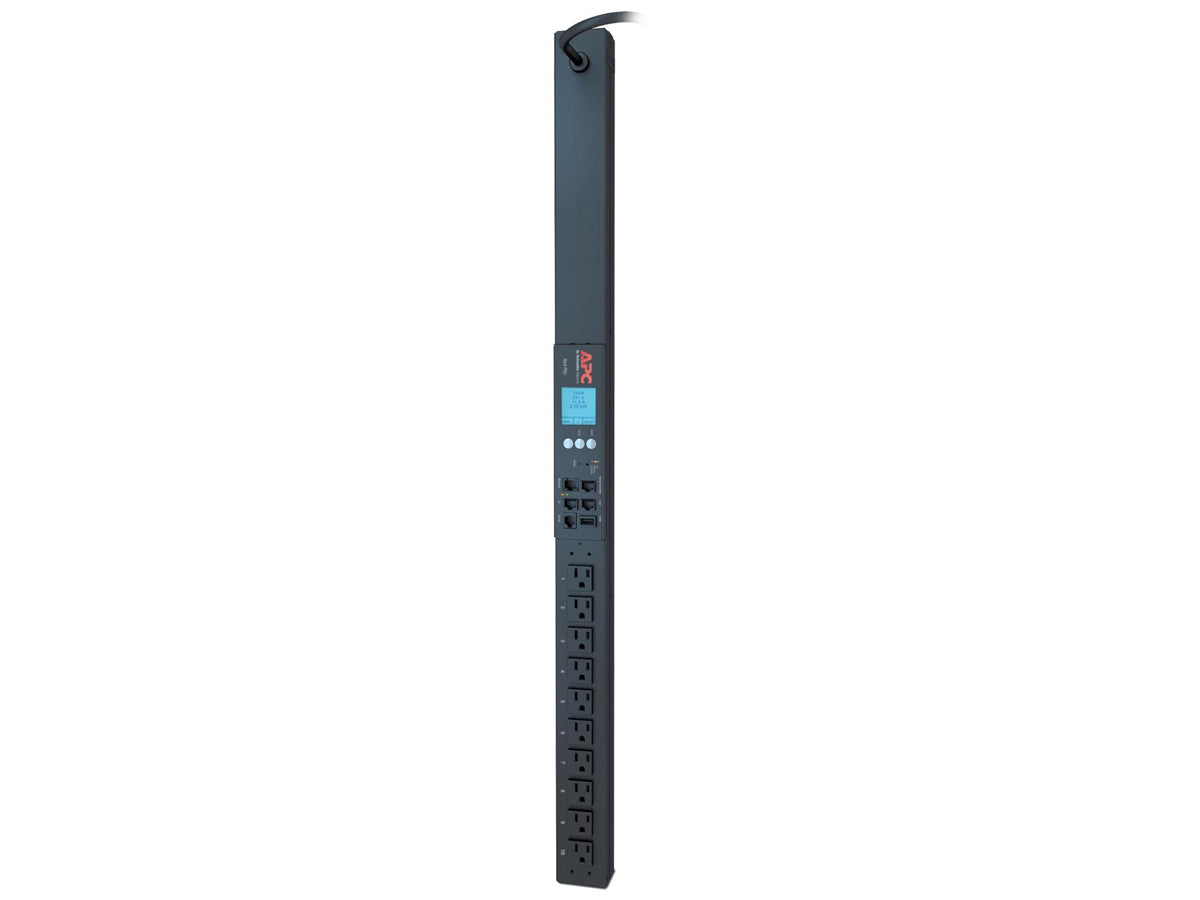 APC AP8831 Metered Rack PDU, 2G, 0U, 15A, 100-120V, 10 NEMA 5-15R outlets