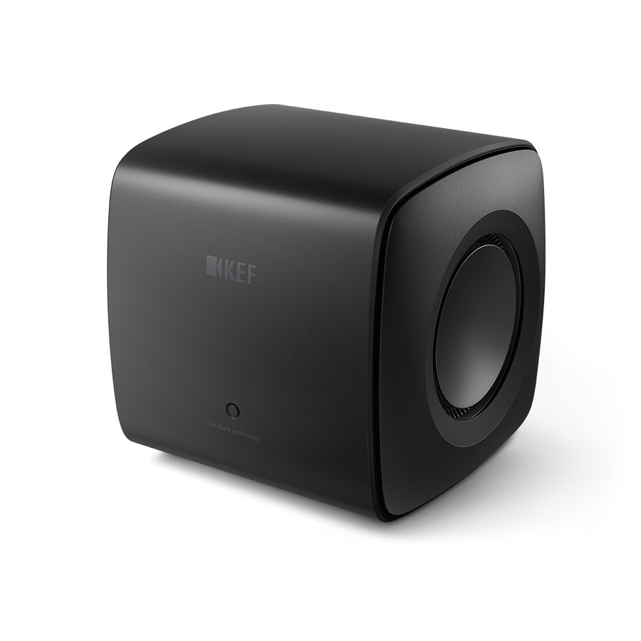 Kef 1000W (500W x 2) Dual 6.5" Uni-Core with iBX Subwoofer Black KC62BL, Each