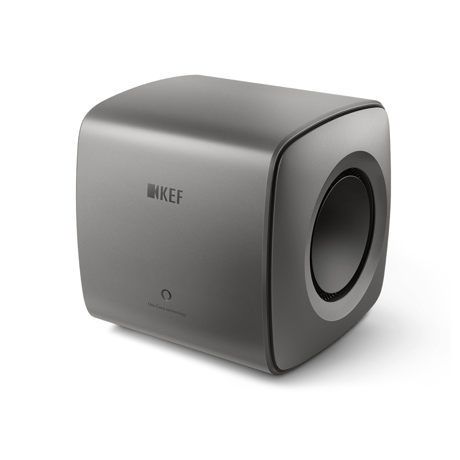 Kef KC62TITAN Dual 6.5" 1000W Compact Subwoofer Titanium, Each