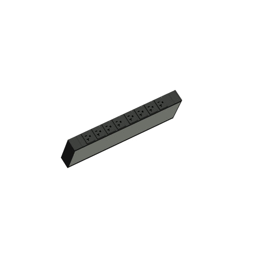 Middle Atlantic Horizontal Rackmount Network Switched PDU, 8 Outlet