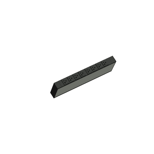 Middle Atlantic Horizontal Rackmount Network Switched PDU, 8 Outlet