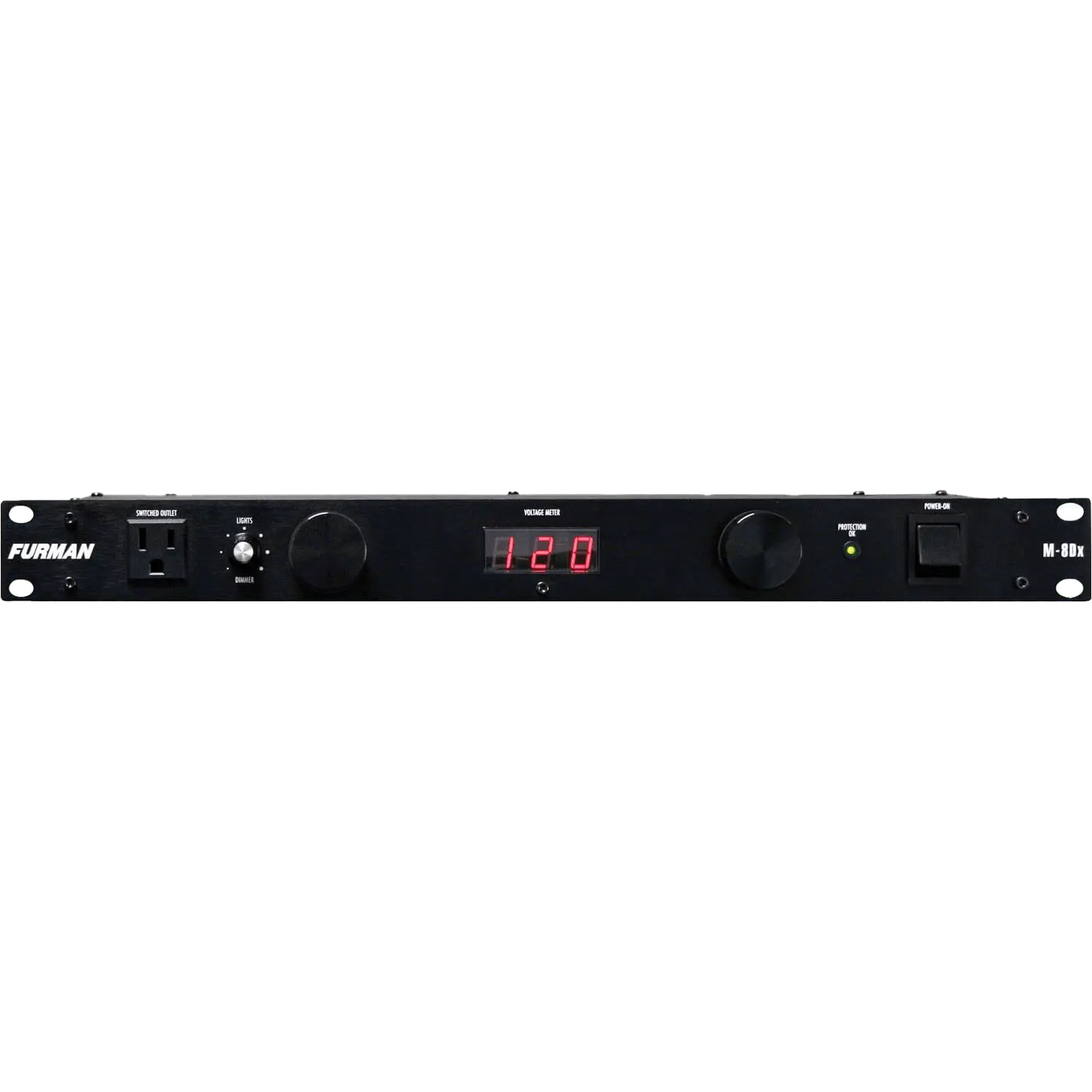 Furman Pro M-8DX 15A Standard Power Conditioner w/Lights and Digital Meter