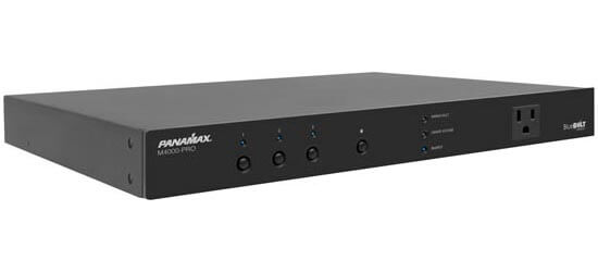 Panamax M4000-PRO 1 RU 15 Amp 8 Outlets, 3 BlueBOLT Programmable Banks