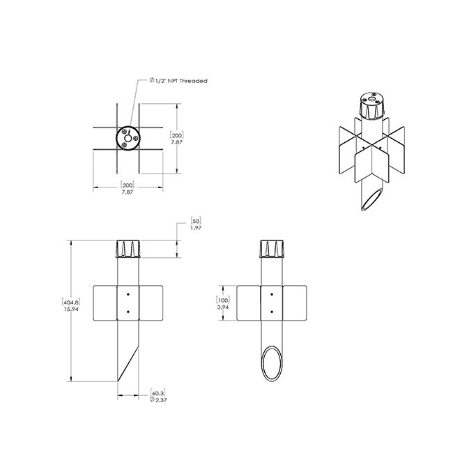 WAC Lighting Landscape Power Stake Landscape Accessory