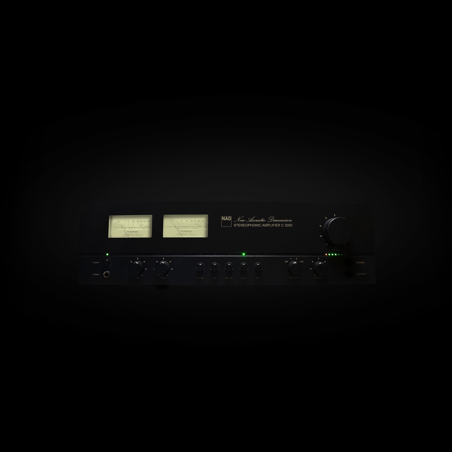 NAD C 3050 BlueOS Hybrid Digital Amplifier with MDC2 BluOS-D Card Installed