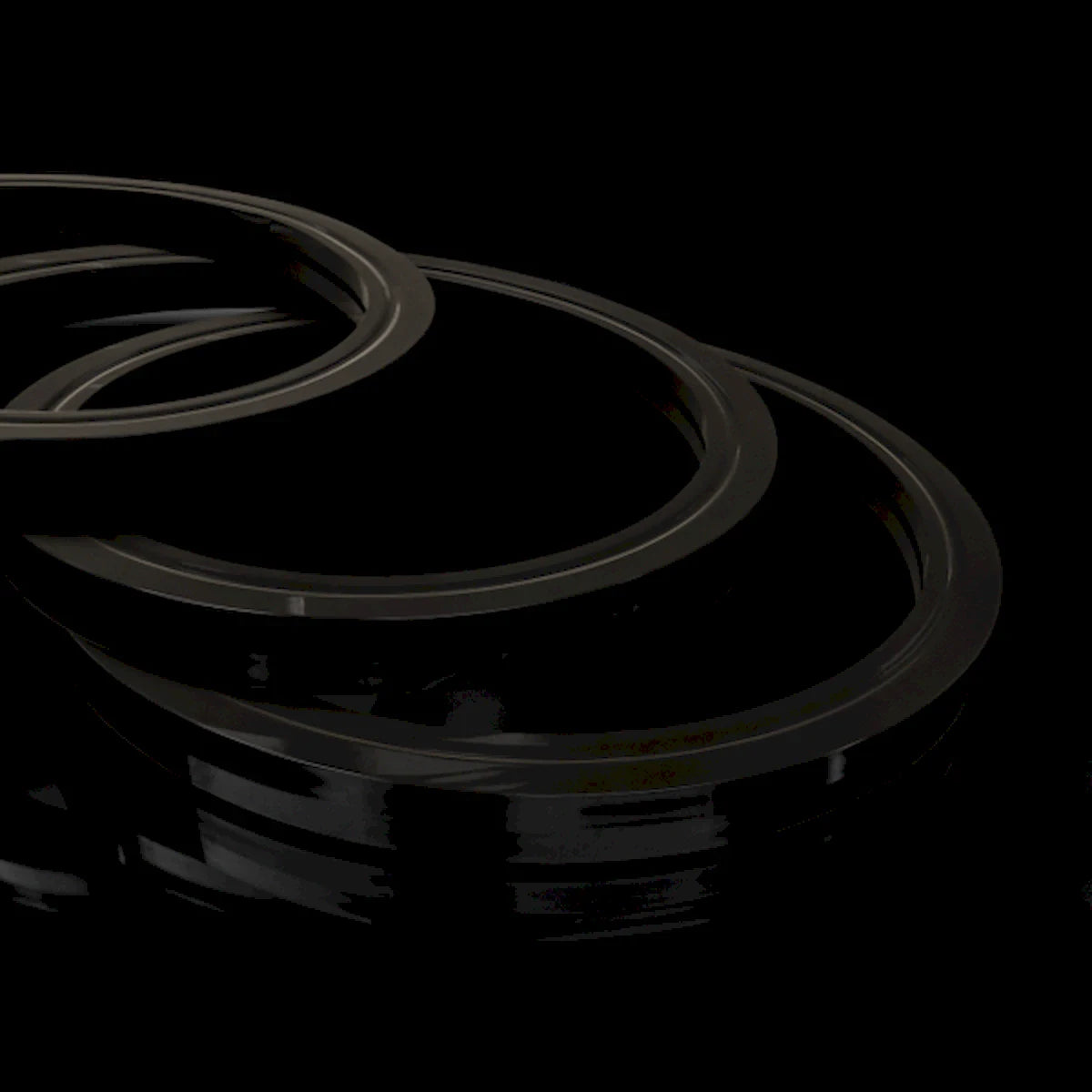 Proluxe PLX-ONYXNFPROV-30K-CC SO: CUSTOM CUT - MUST SPECIFY LENGTH! SILICONE NEONFLEX, BLACK JACKET, 3000K, TOP BEND, FRONT FEED