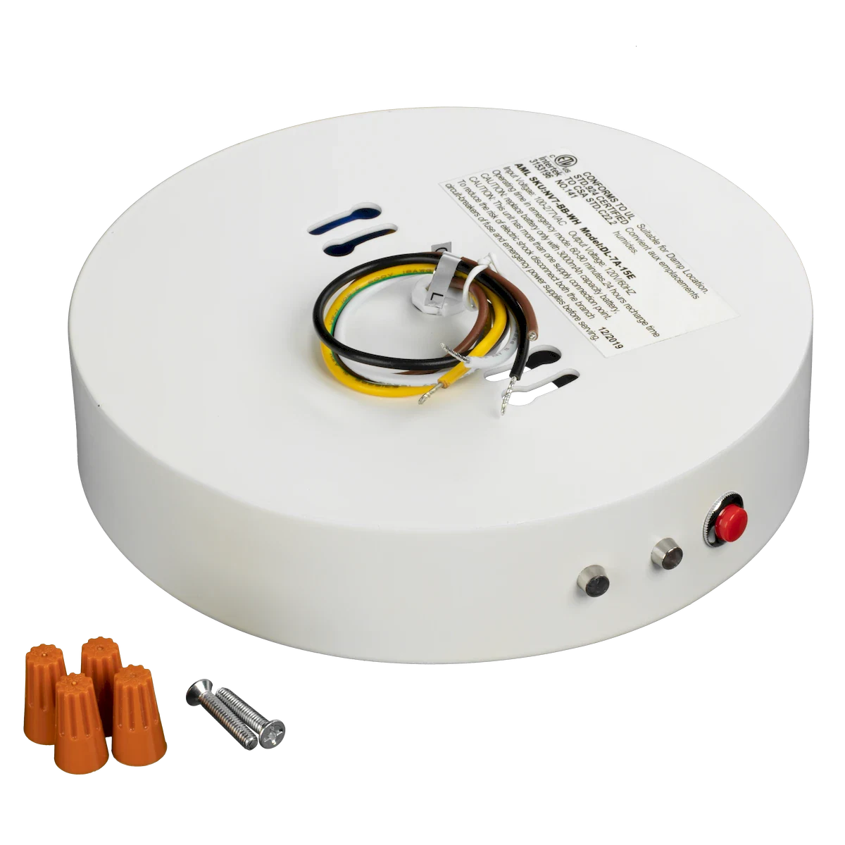 Proluxe PLX-NV-BB-7-WH EM BATTERY DRIVER FOR NIEVE/ INPUT VOLTAGE120-277VAC, 50-60HZ, OUTPUT VOLTAGE 120V, OUTPUT POWER 20W, EMERGENCY OPERATION 90 MIN., RECHARGE 24HRS