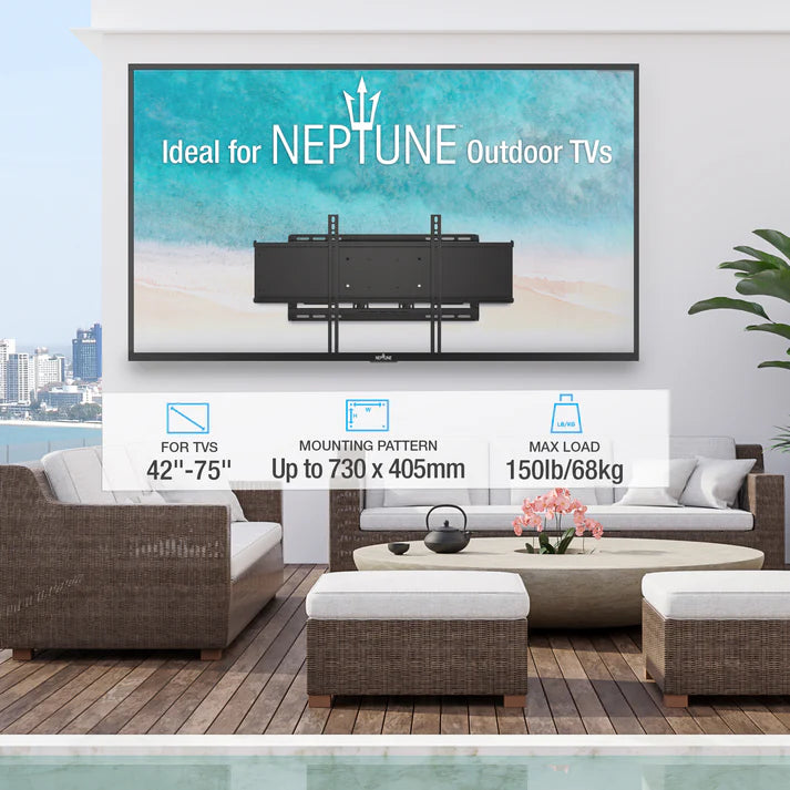 Neptune OWMAM Outdoor Articulating Wall Mount for 42" to 75" TVs