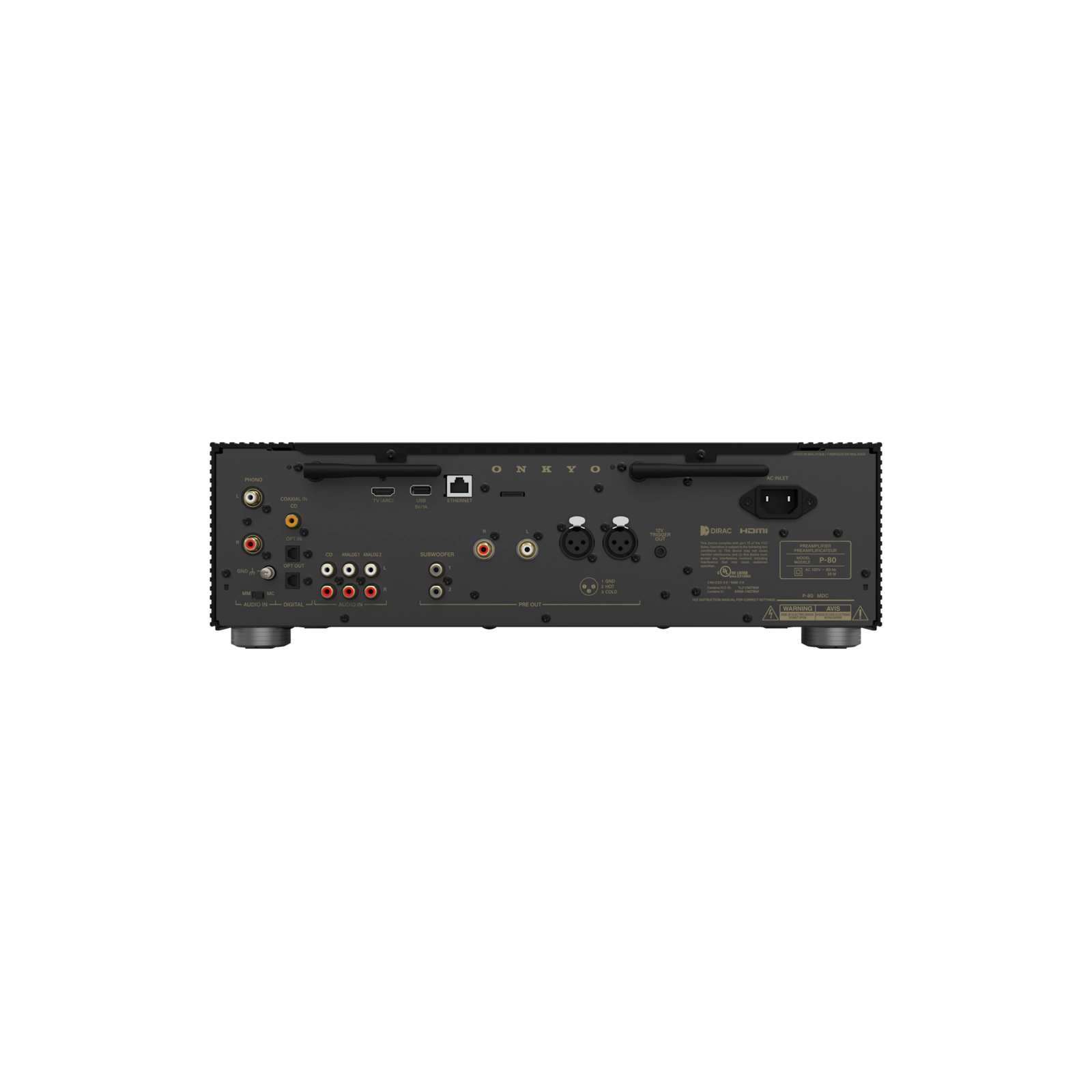 Onkyo Icon Series P-80 Network Preamplifier