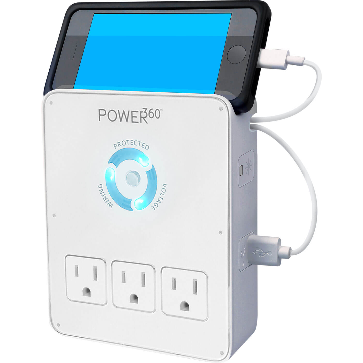 Panamax P360-DOCK Power360 6 Outlet Wall Tap/Charging Station