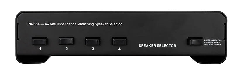 Pulse Audio 4 Pair Stereo Speaker Selector Box