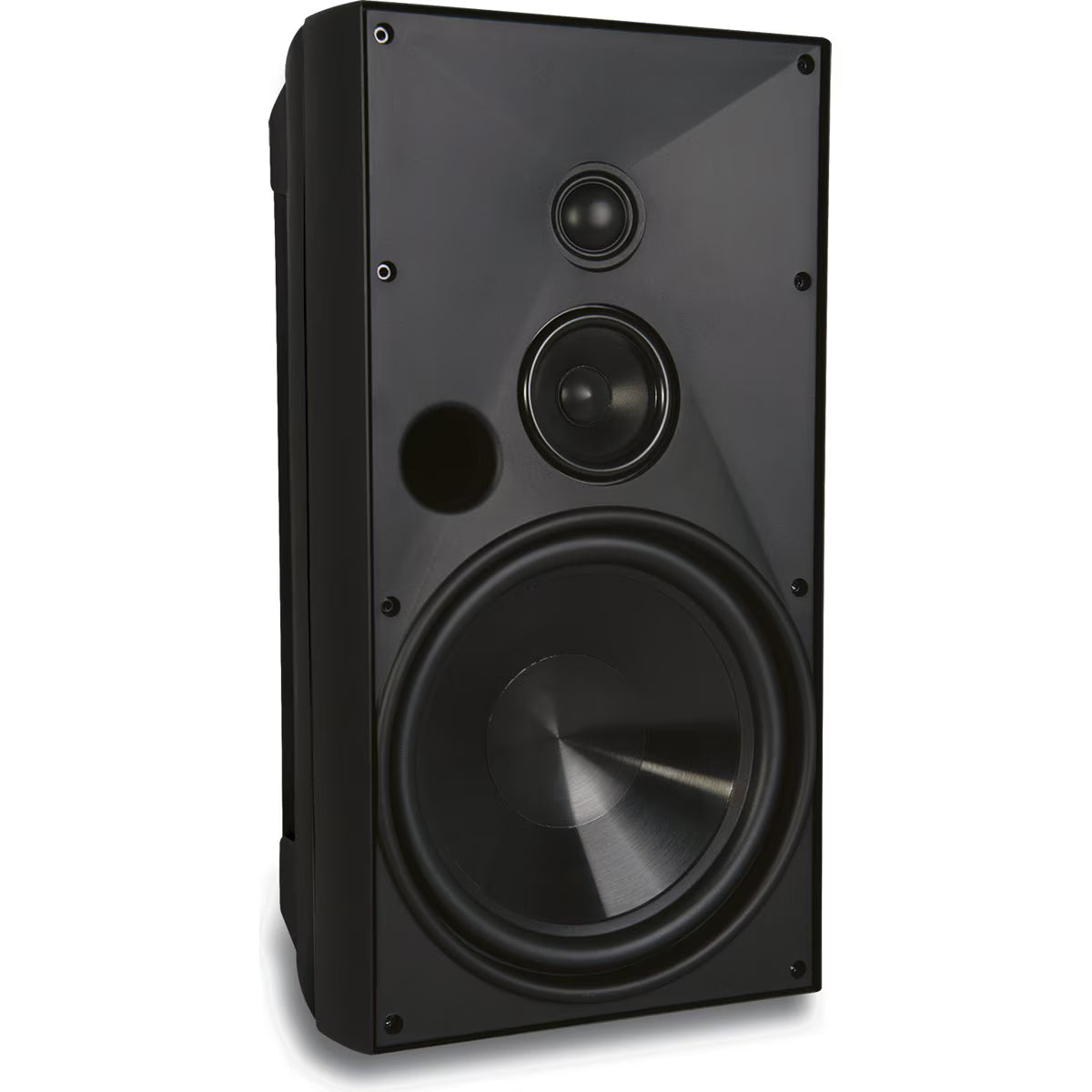 Proficient AW830BLK Outdoor Speakers with 8" Woofers, 3" Graphite Midrange and 1" Pivoting Soft-Dome Tweeters - Black, Pair