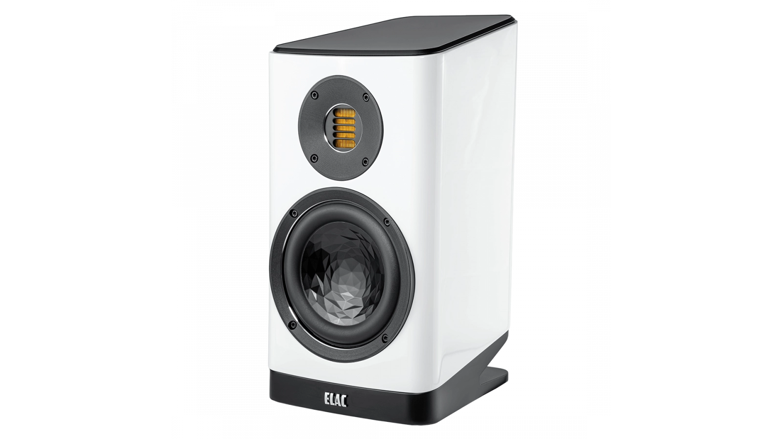 Elac Vela 6" 2-Way Bookshelf Speakers with JET 6 Tweeter (Gloss White)