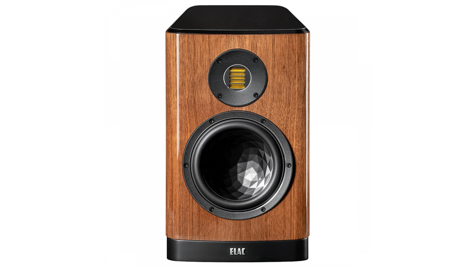 Elac Vela 7" 2-Way Bookshelf Speakers with JET 6 Tweeter (Gloss Walnut)