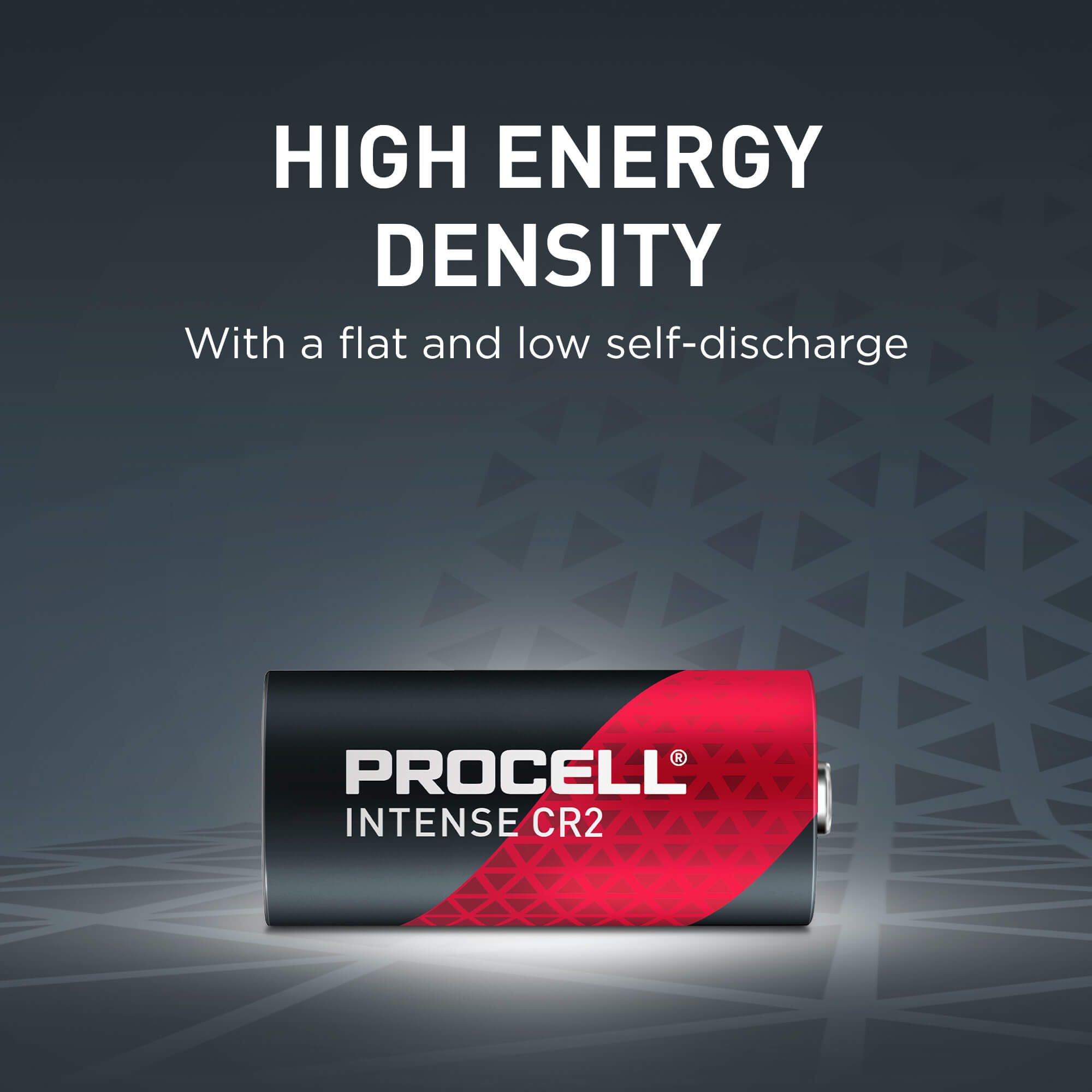 Procell High Power Lithium Intense CR2, 3V - CASE of 216