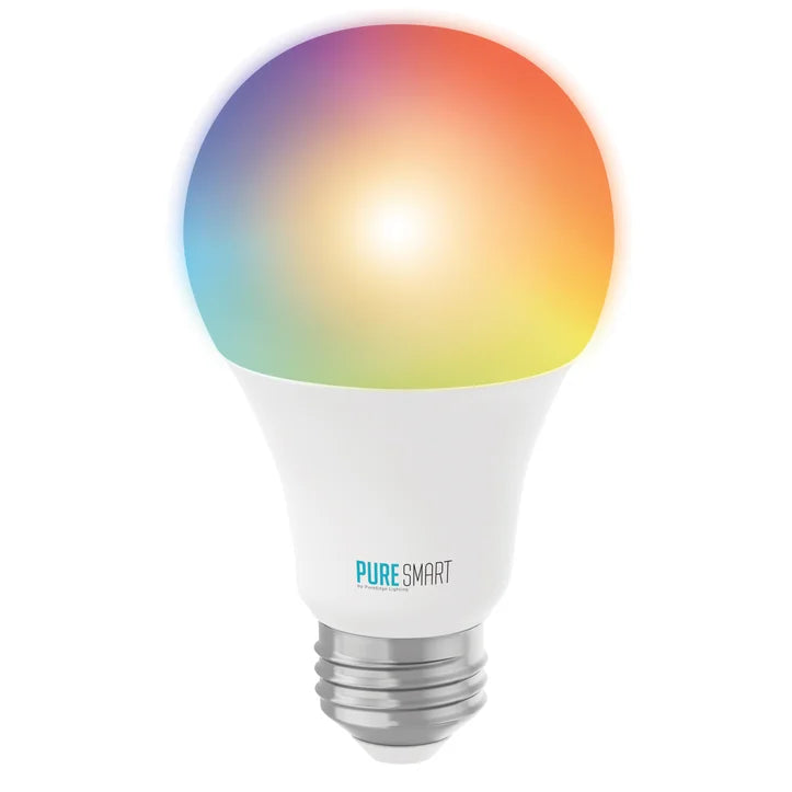 PureEdge A21-E26-13W-RGBTW Pure Smart™ TruColor, 9 Watt WI-FI Enabled Smart Lamp