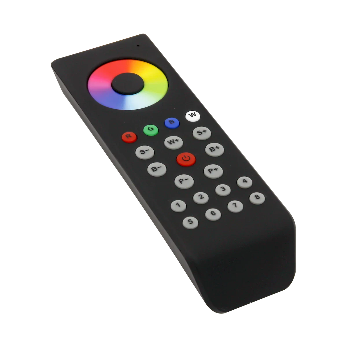 Proluxe PLX-RC-RF-BAT-8Z BATT. OP RGBW RF CONTROL, BLACK, REQ. RF-5A-4Z,INDOOR USE, WALL CADDY INCL