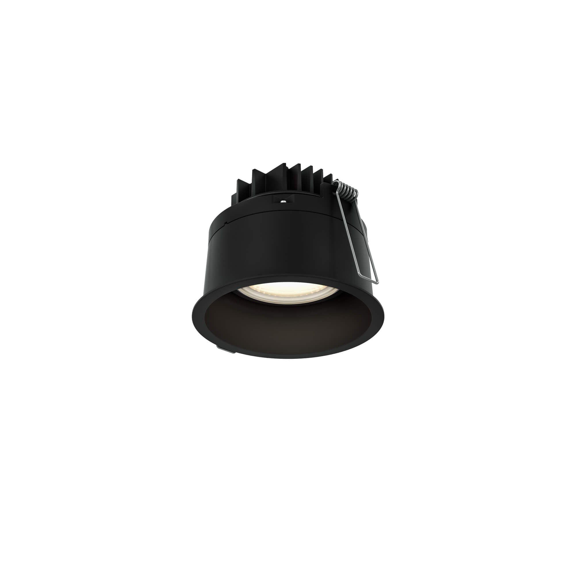 DALS RGM2-CC-V-BK 2 Inch Round Indoor/Outdoor Regressed Gimbal Down Light - universal 120V-347V, 0-10V dimming