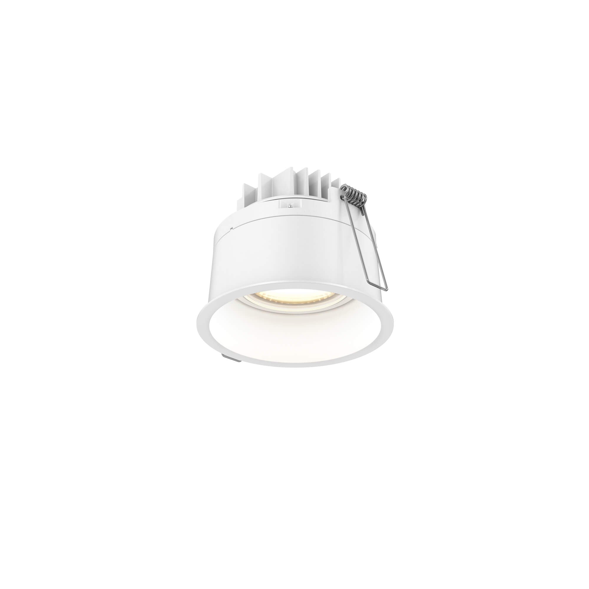 DALS RGM2-CC-V-WH 2 Inch Round Indoor/Outdoor Regressed Gimbal Down Light - universal 120V-347V, 0-10V dimming