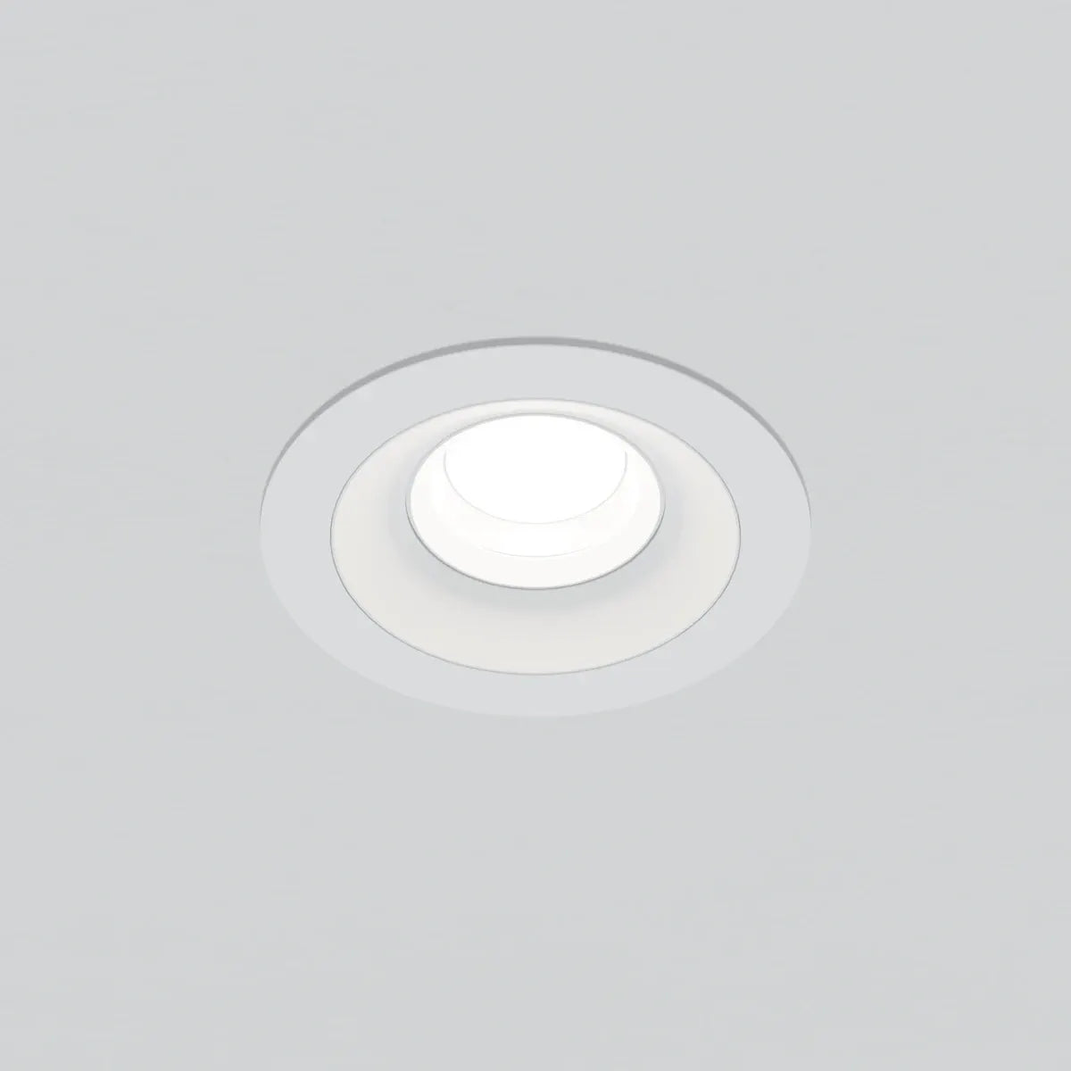 American Lighting Rhyme Downlight 3in Gimbal Round, White Finish